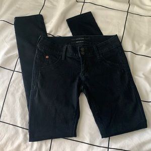 Hudson black skinny jeans | size 25